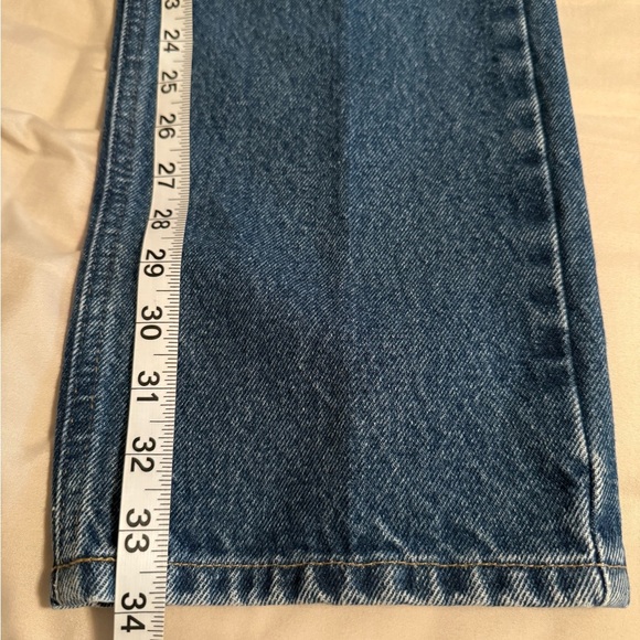 Carhartt Men's Size 34x34 Denim Blue Jeans Relaxed Fit Med Wash Loose Workwear - Picture 11 of 11